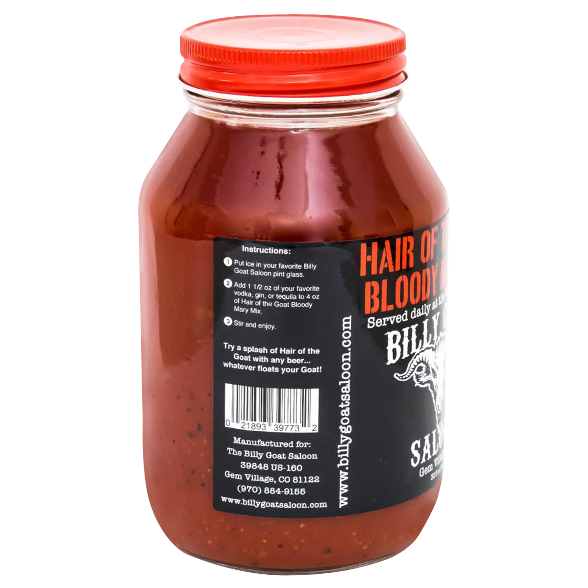Hair of the Goat Bloody Mary Mix